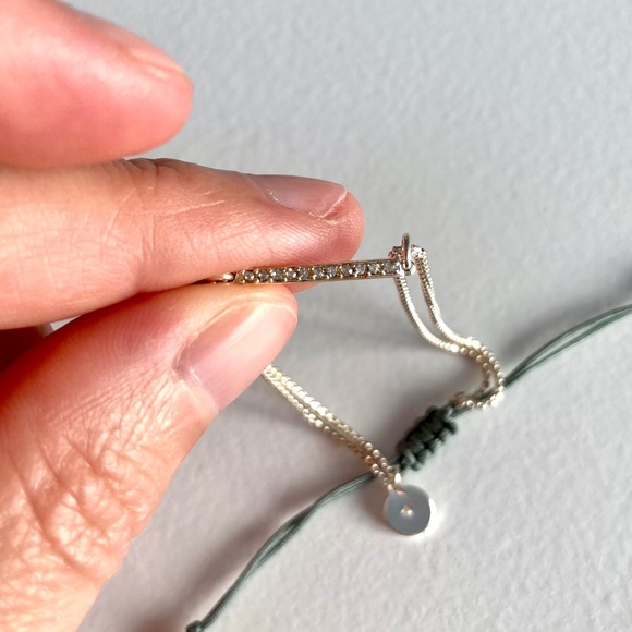 Stella & Dot Pavé Wishing Bracelet - Silver - Picture 5 of 6